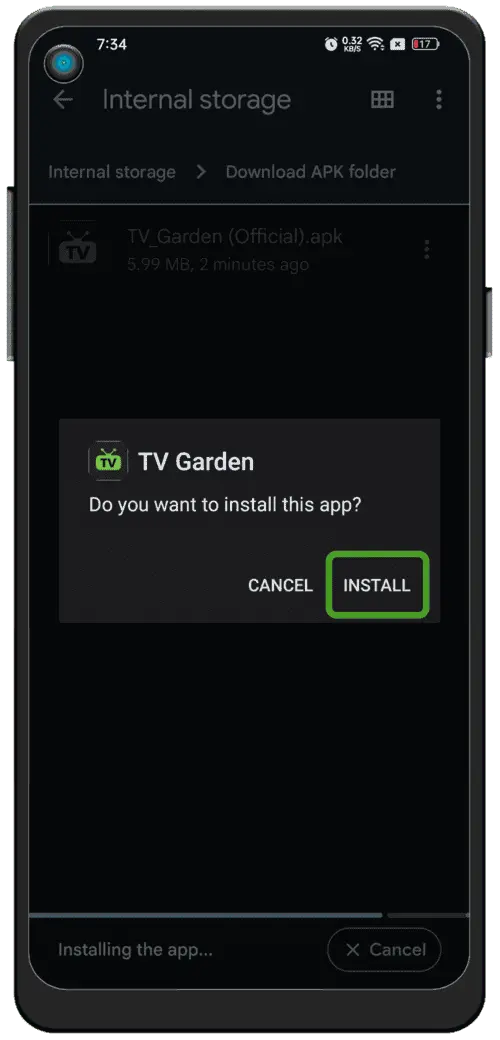 Instalar y lanzar ICTV